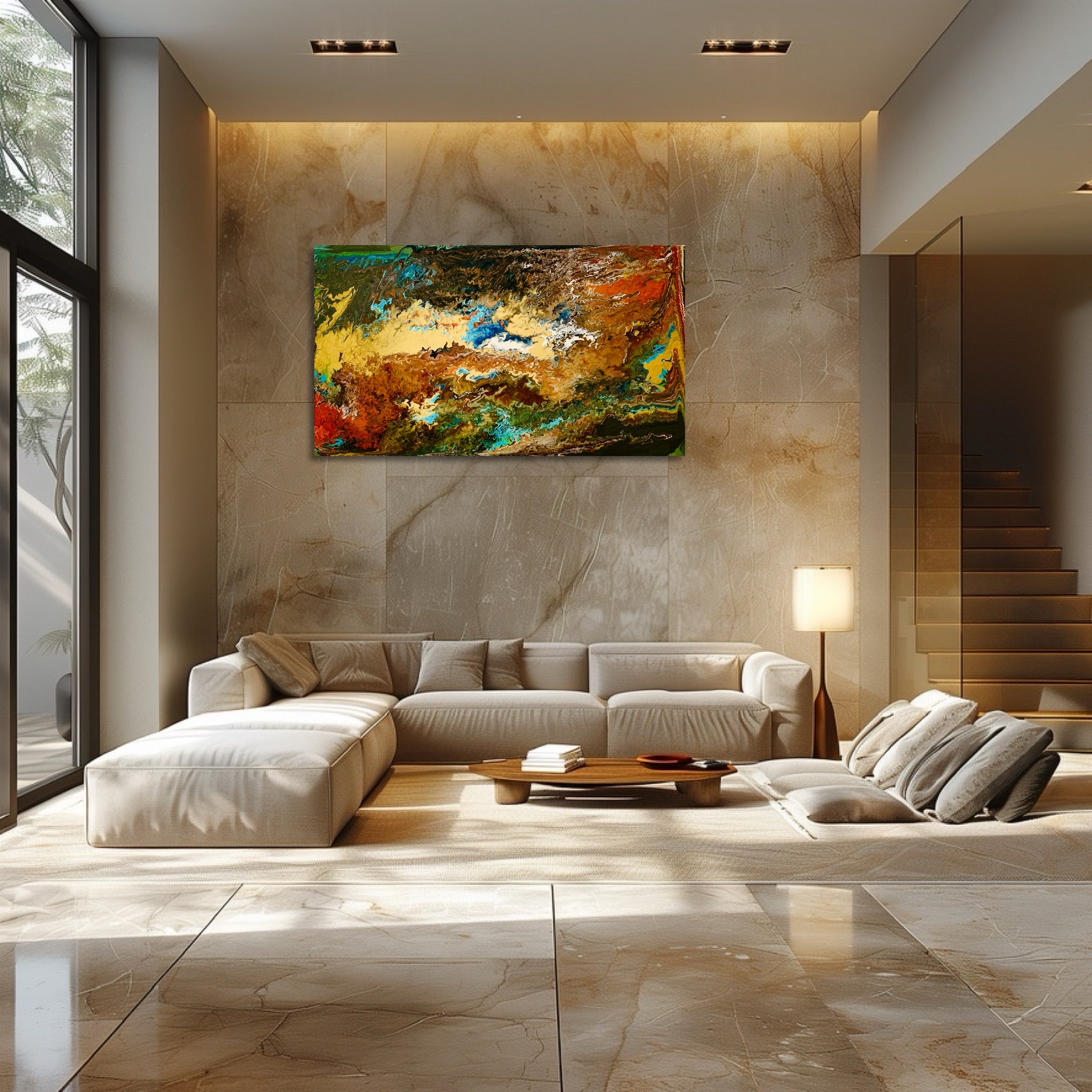 "Cosmic Confluence"- Vaastu Painting