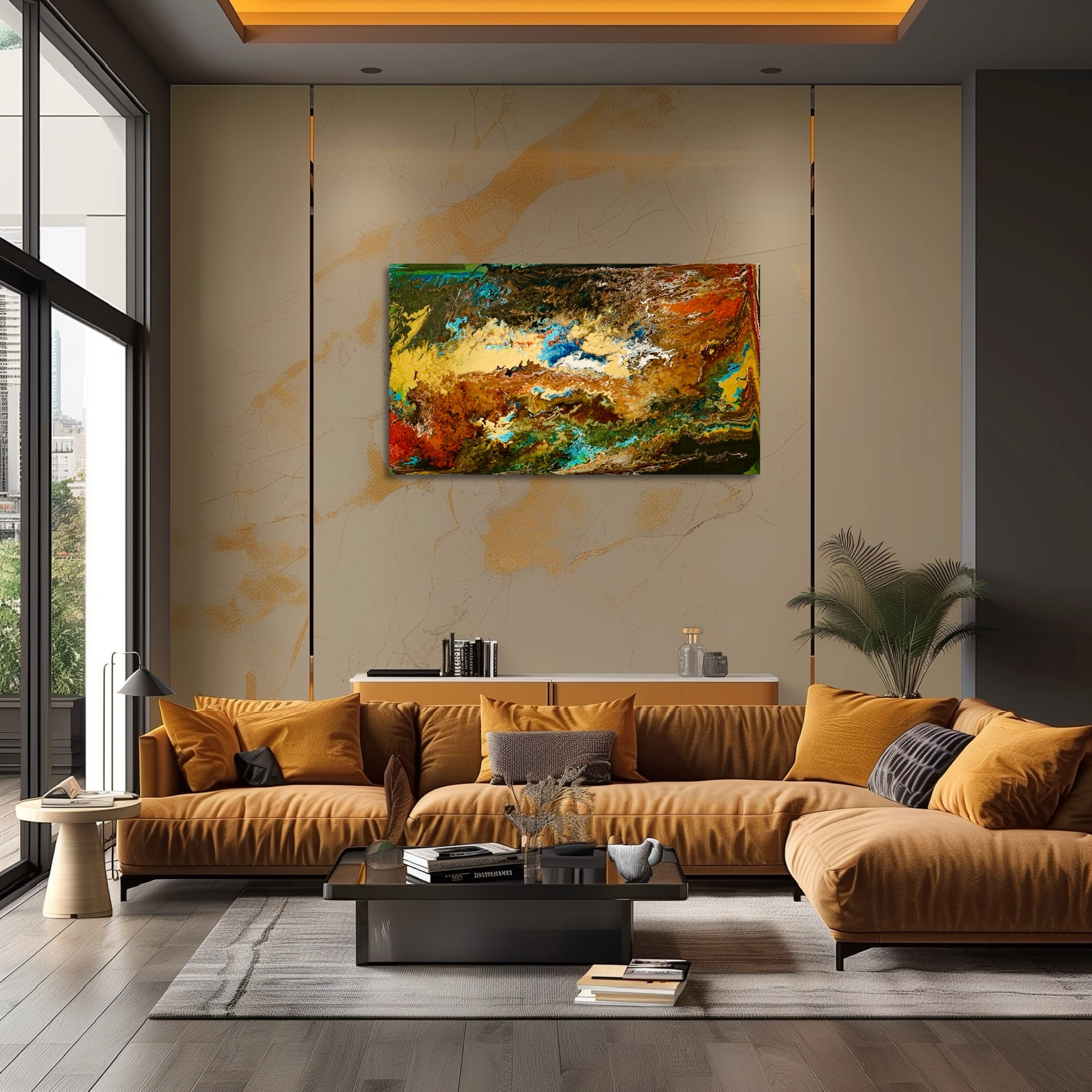 "Cosmic Confluence"- Vaastu Painting