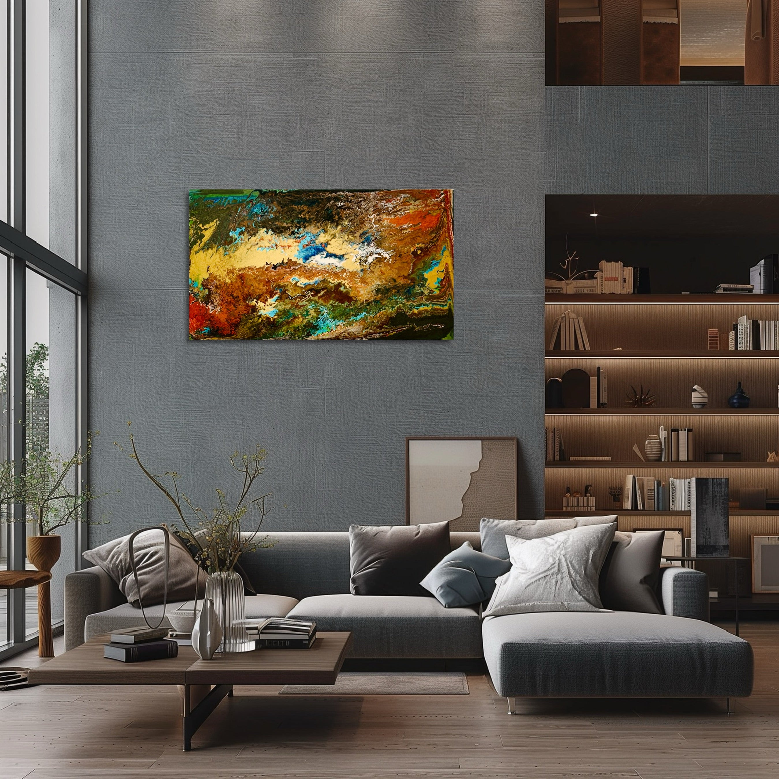 "Cosmic Confluence"- Vaastu Painting