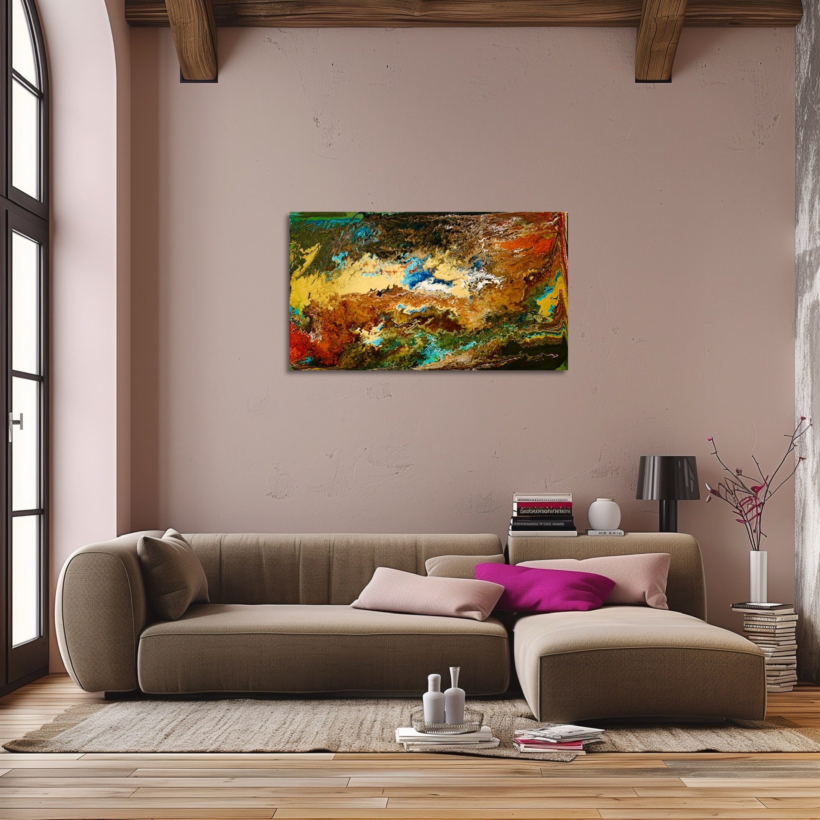 "Cosmic Confluence"- Vaastu Painting