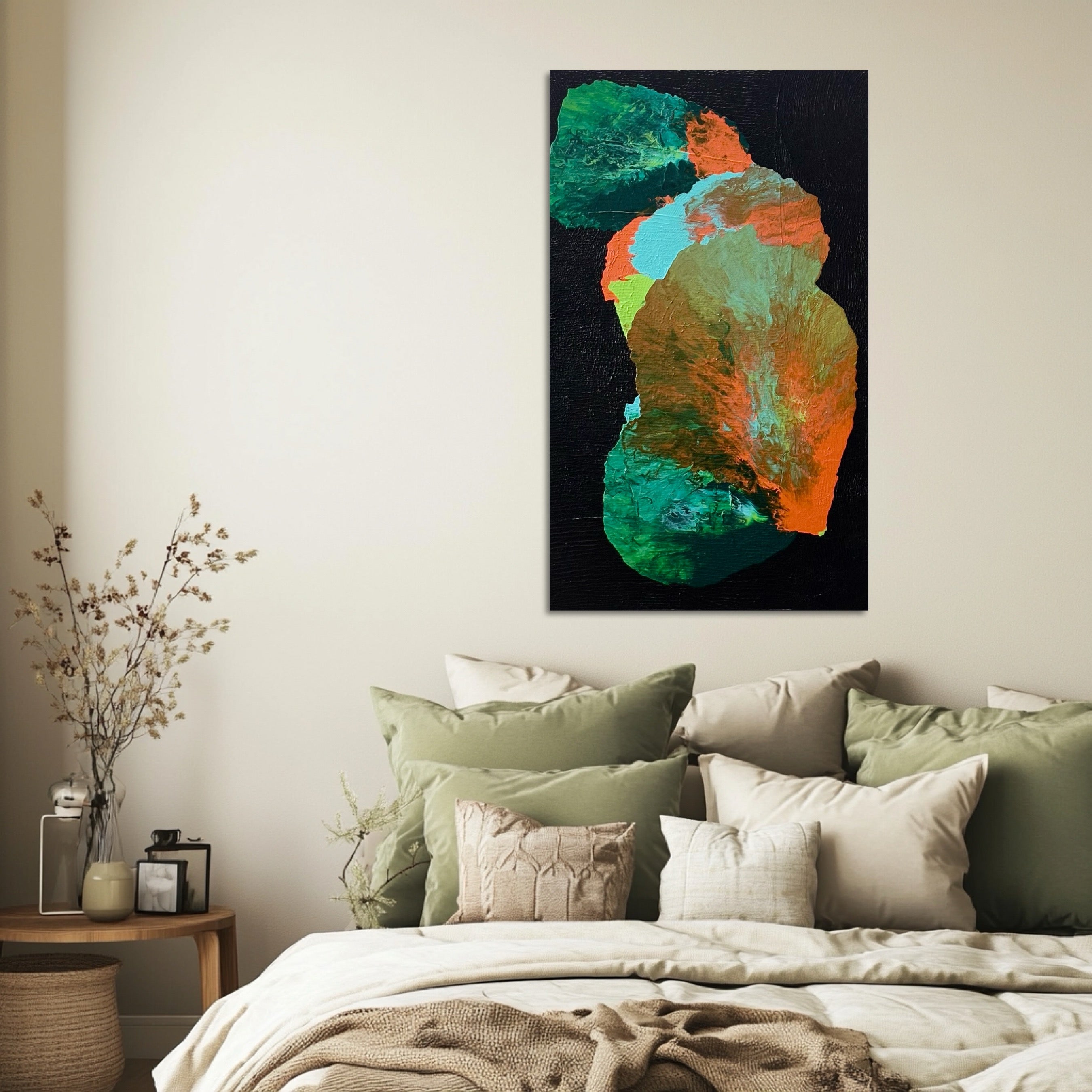 FRAGMENTS OF BECOMING- Original acrylic painting