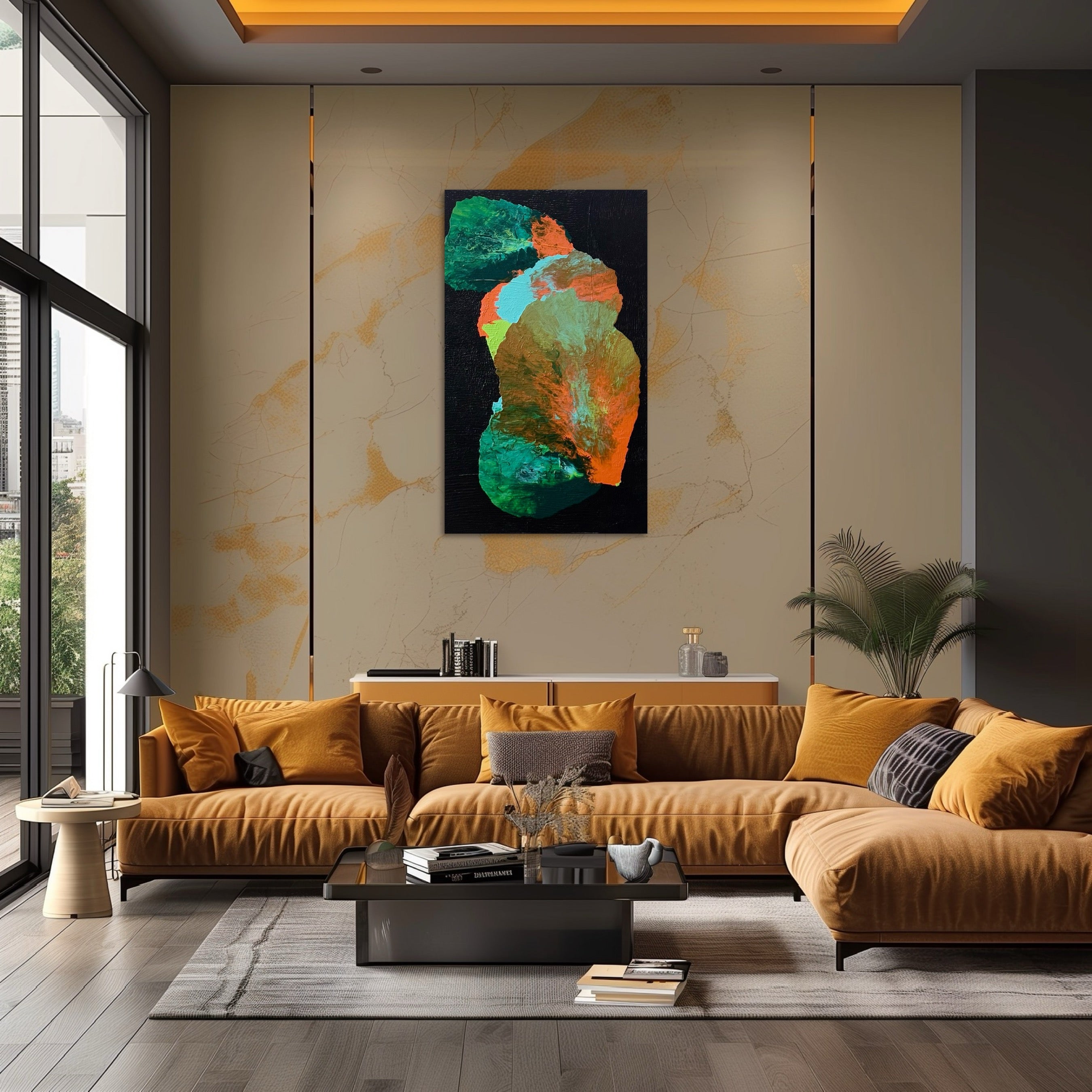 FRAGMENTS OF BECOMING- Original acrylic painting