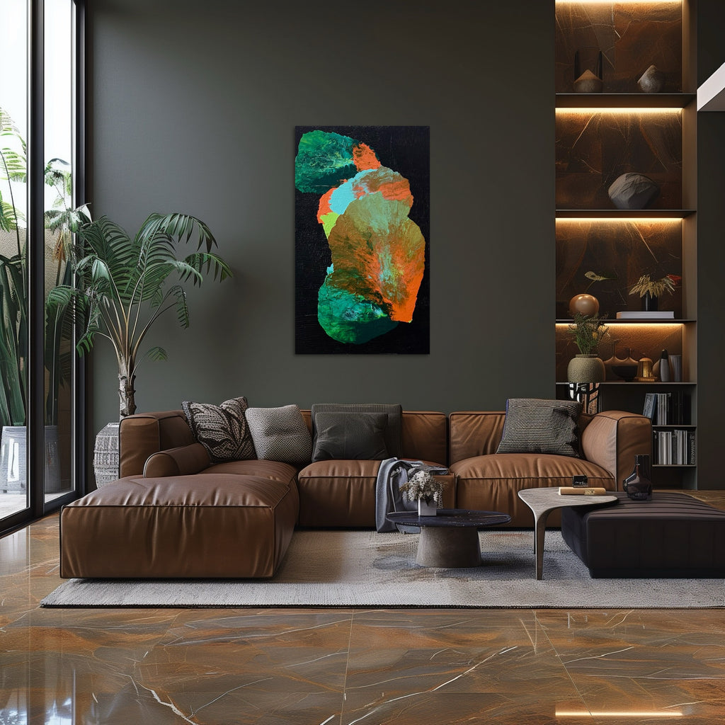 FRAGMENTS OF BECOMING- Original acrylic painting