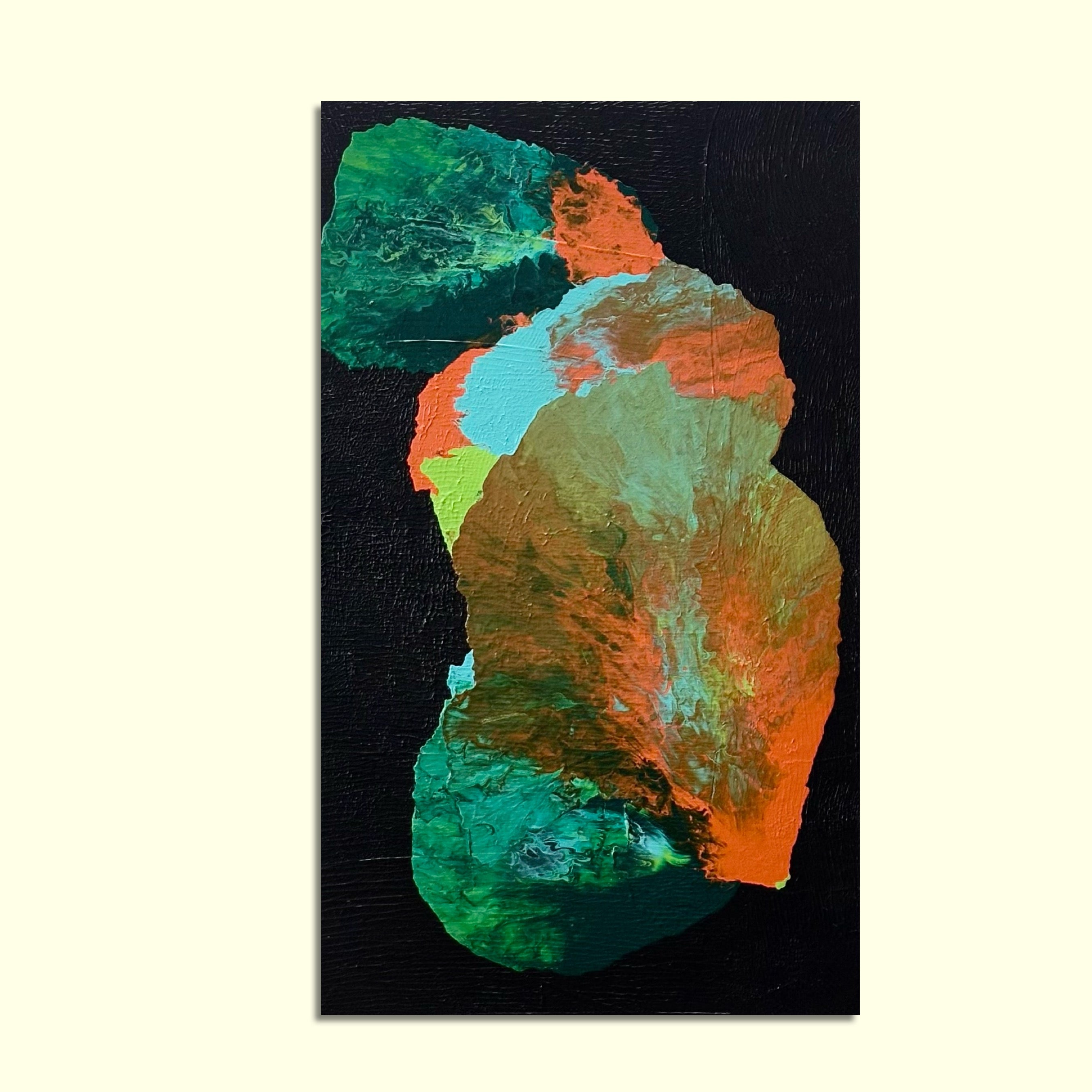 FRAGMENTS OF BECOMING- Original acrylic painting