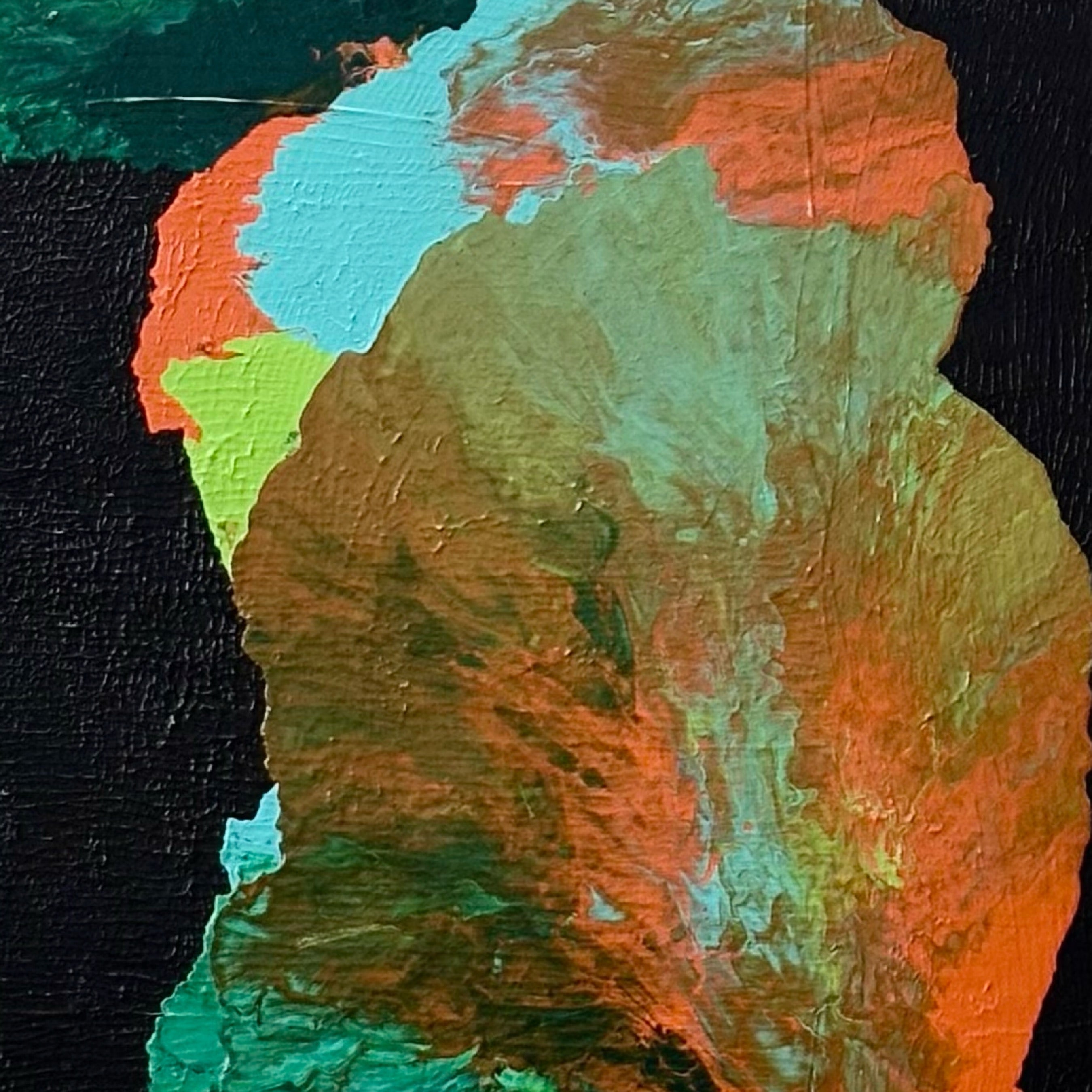 FRAGMENTS OF BECOMING- Original acrylic painting