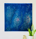 Cosmic Bloom original acrylic painting