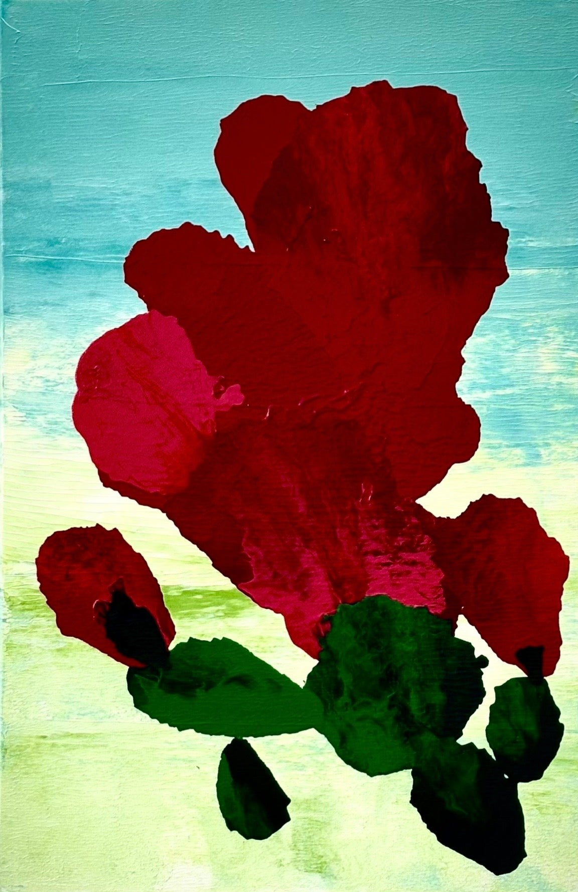 Crimson bloom- A celebration of Nature