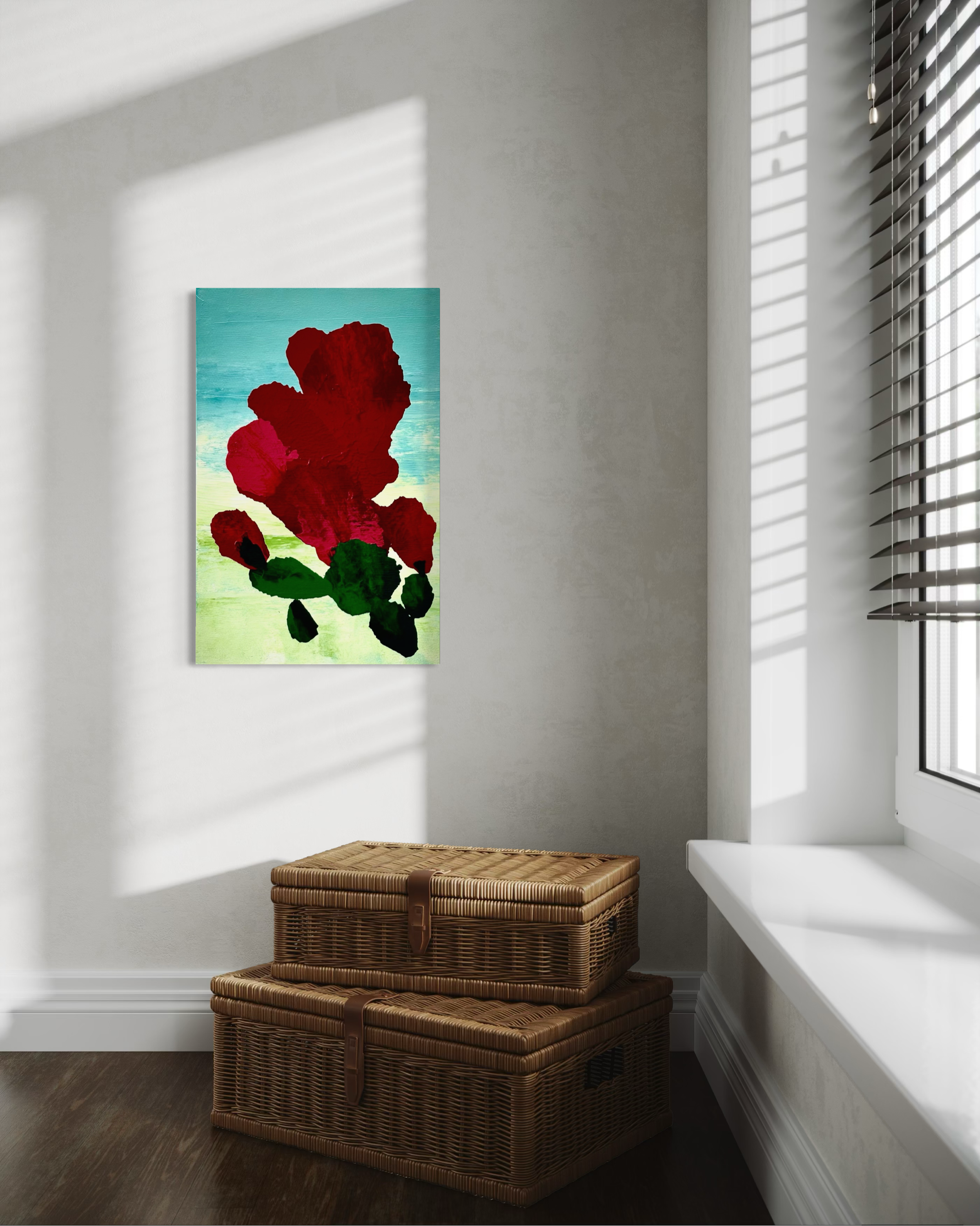 Crimson bloom- A celebration of Nature