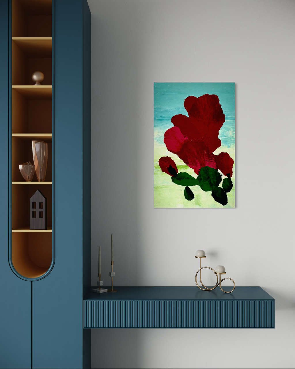 Crimson bloom- A celebration of Nature