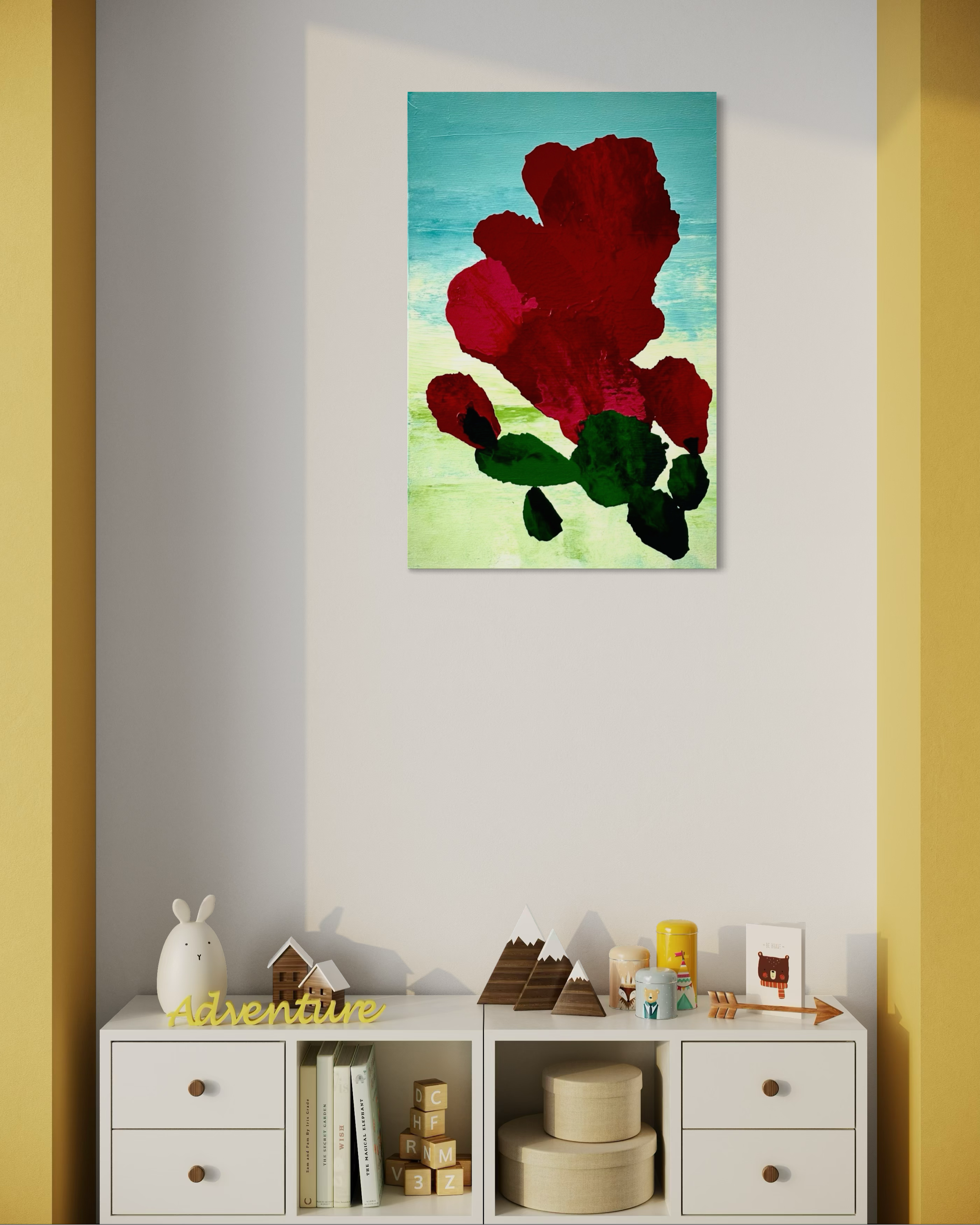 Crimson bloom- A celebration of Nature
