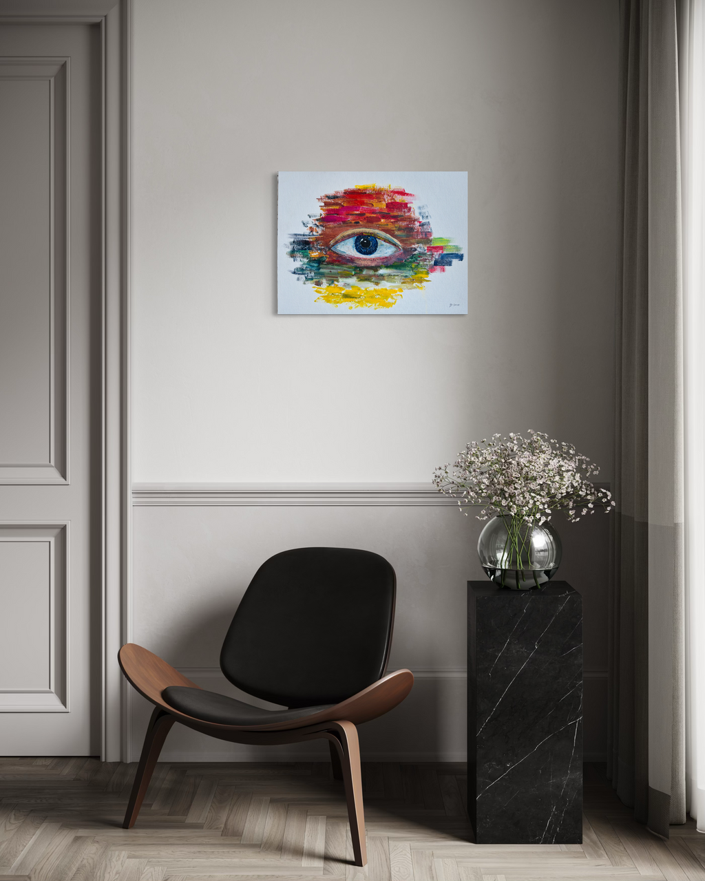 The inner eye, Original acrylic painting