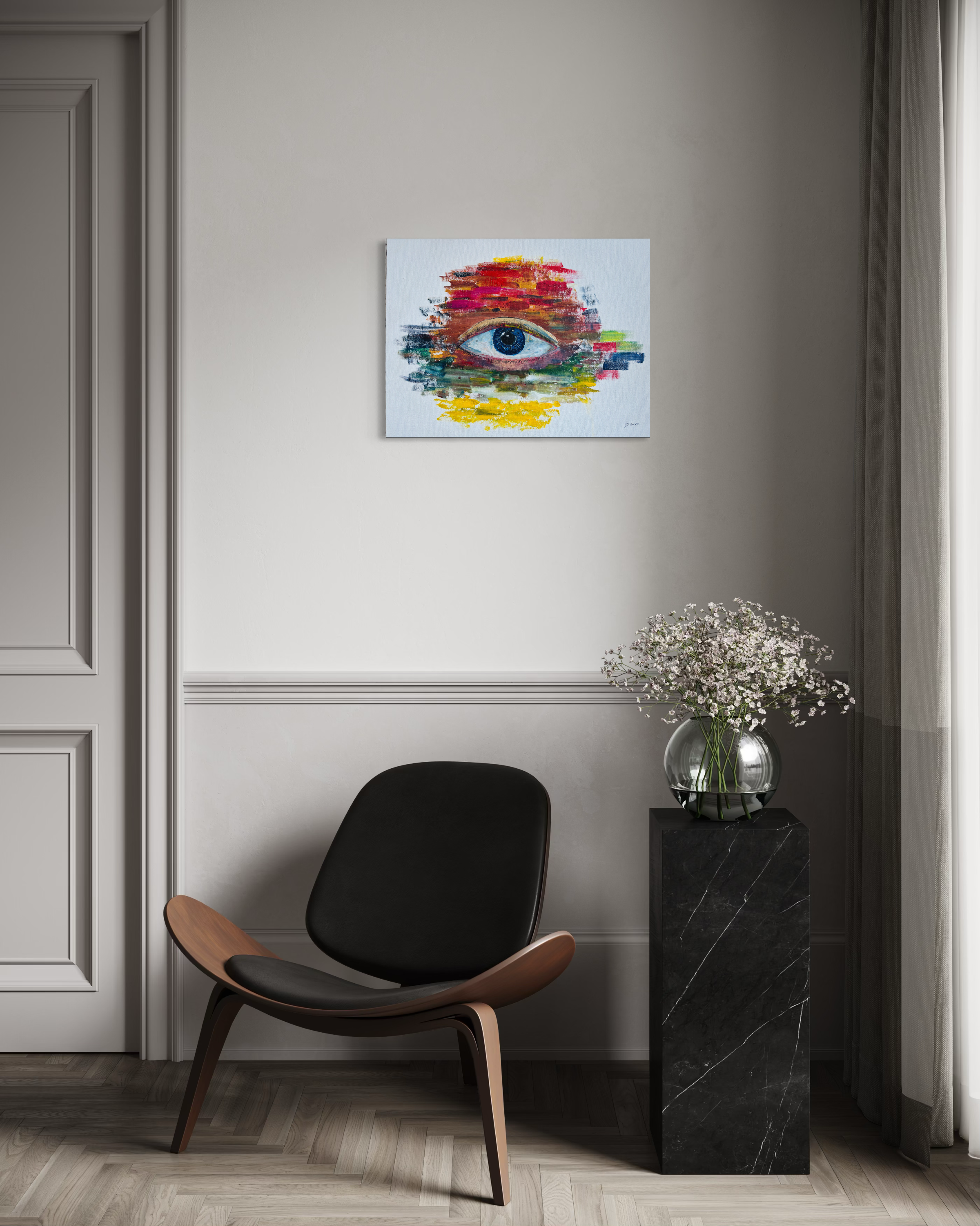 The inner eye, Original acrylic painting