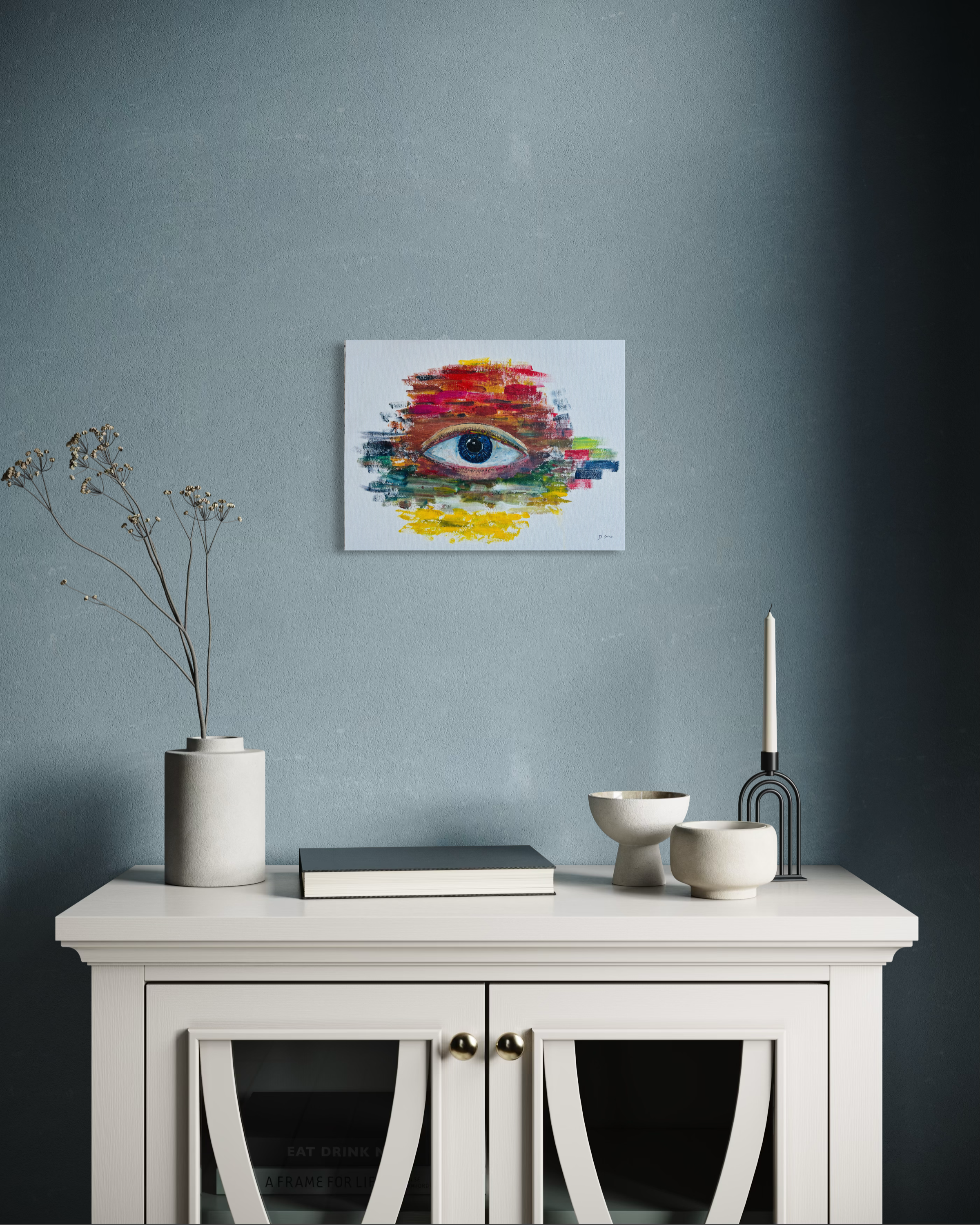 The inner eye, Original acrylic painting